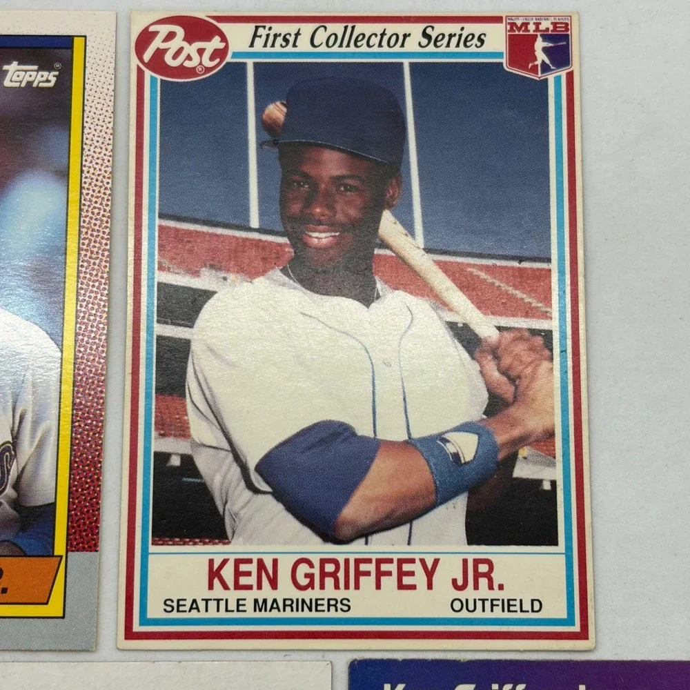 Ken Griffey Jr Rookie Card Lot 1989 Donruss Topps Bowman Mariners 5 Card Set